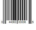 Barcode Image for UPC code 044063000065