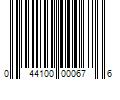 Barcode Image for UPC code 044100000676