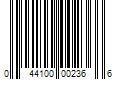 Barcode Image for UPC code 044100002366