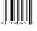 Barcode Image for UPC code 044100002731