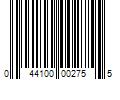 Barcode Image for UPC code 044100002755