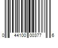 Barcode Image for UPC code 044100003776