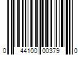 Barcode Image for UPC code 044100003790