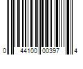 Barcode Image for UPC code 044100003974