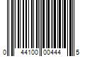 Barcode Image for UPC code 044100004445