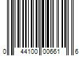 Barcode Image for UPC code 044100006616