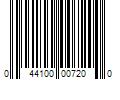 Barcode Image for UPC code 044100007200