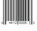 Barcode Image for UPC code 044112000053