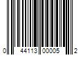 Barcode Image for UPC code 044113000052