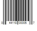 Barcode Image for UPC code 044118000057