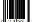 Barcode Image for UPC code 044118000071