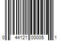 Barcode Image for UPC code 044121000051