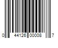 Barcode Image for UPC code 044126000087