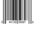 Barcode Image for UPC code 044138598978