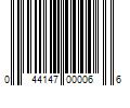 Barcode Image for UPC code 044147000066