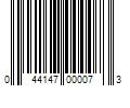 Barcode Image for UPC code 044147000073