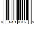 Barcode Image for UPC code 044174000053