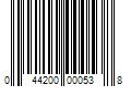 Barcode Image for UPC code 044200000538