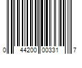 Barcode Image for UPC code 044200003317