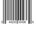 Barcode Image for UPC code 044200004369