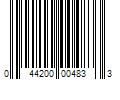 Barcode Image for UPC code 044200004833