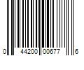 Barcode Image for UPC code 044200006776