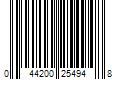 Barcode Image for UPC code 044200254948