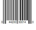 Barcode Image for UPC code 044200300140