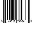 Barcode Image for UPC code 044212749845