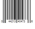 Barcode Image for UPC code 044213404736