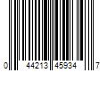 Barcode Image for UPC code 044213459347