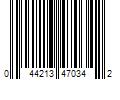 Barcode Image for UPC code 044213470342