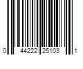 Barcode Image for UPC code 044222251031