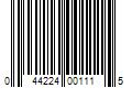 Barcode Image for UPC code 044224001115