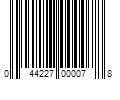 Barcode Image for UPC code 044227000078