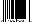 Barcode Image for UPC code 044265000092