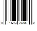 Barcode Image for UPC code 044273000060