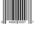 Barcode Image for UPC code 044280000077