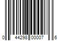 Barcode Image for UPC code 044298000076