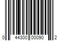 Barcode Image for UPC code 044300000902