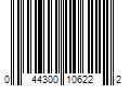 Barcode Image for UPC code 044300106222