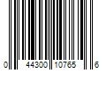 Barcode Image for UPC code 044300107656