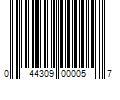 Barcode Image for UPC code 044309000057