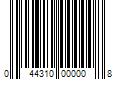 Barcode Image for UPC code 044310000008