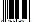 Barcode Image for UPC code 044315165108