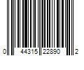 Barcode Image for UPC code 044315228902