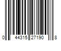 Barcode Image for UPC code 044315271908