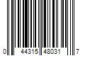 Barcode Image for UPC code 044315480317