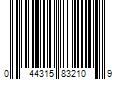 Barcode Image for UPC code 044315832109