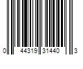 Barcode Image for UPC code 044319314403